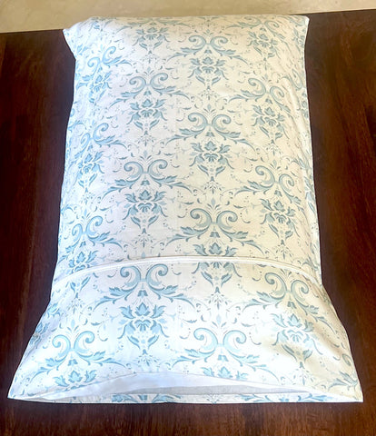White Filigree Pillow Covers