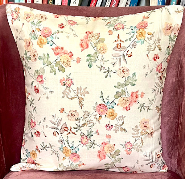 Set of 5: Rose Villa Cushion Cover