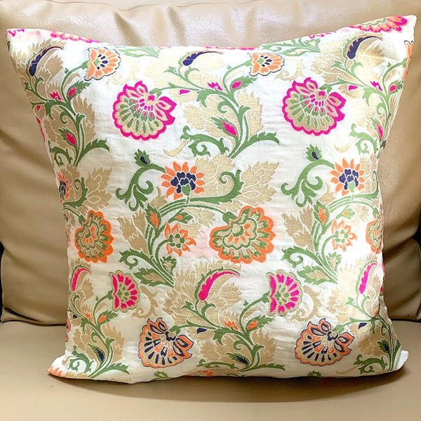 Cream Oriental Cushion Cover