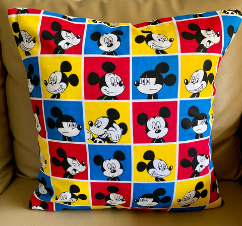 Set of 2: Mickey Mouse Red 16"x16"