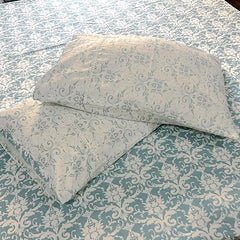 Blue Filigree - Kingsize Bedsheet