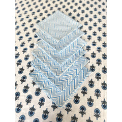 Blue Flower 6 seater Tablecloth + Napkins