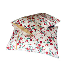 Red Garden Pillow Covers