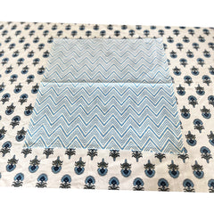 Blue Flower 6 seater Tablecloth + Napkins