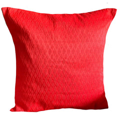 Set of 5: Imprints Self Design Warm Colours Cushion Covers