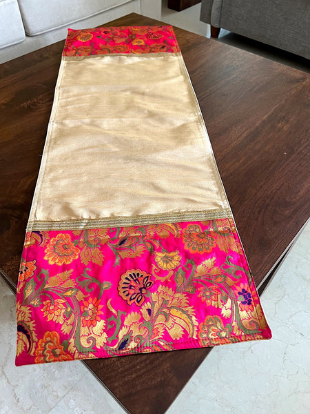 Table Runner Oriental Pink Gold - Small