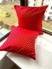 Set of 5: Red Pine Cushion Cover