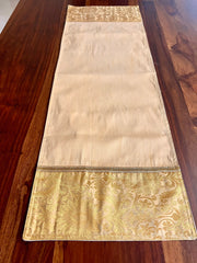 Gold Banarasi Table Runner - Small