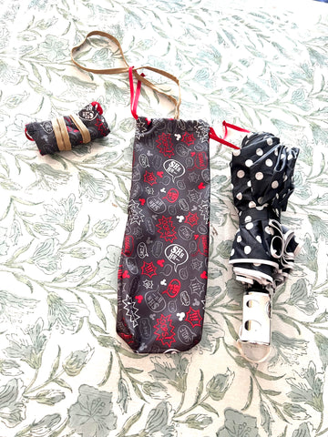Grey Umbrella Cover