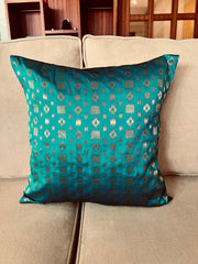 Teal Mosaic Cushion Cover
