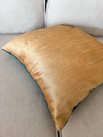 Teal Mosaic Cushion Cover