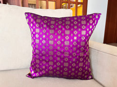 Violet Mosaic Cushion Cover