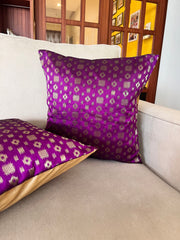 Violet Mosaic Cushion Cover
