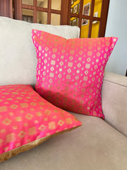 Pink Mosaic Cushion Cover