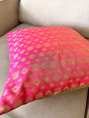 Pink Mosaic Cushion Cover