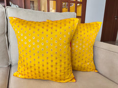 Marigold Drops Cushion Cover