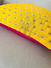 Marigold Drops Cushion Cover