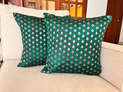 Fern Drops Cushion Cover