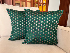 Fern Drops Cushion Cover