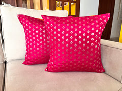 Bougainvillea Drops Cushion Cover