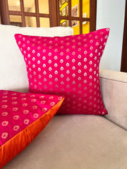 Bougainvillea Drops Cushion Cover