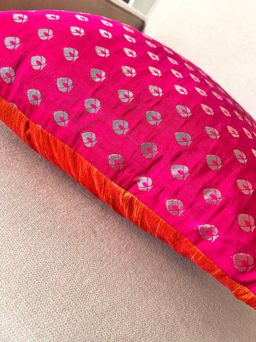 Bougainvillea Drops Cushion Cover