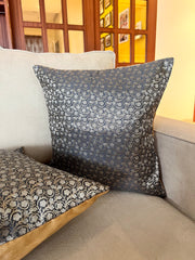 Charcoal Vine Cushion Cover