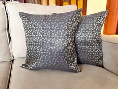 Charcoal Vine Cushion Cover