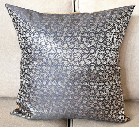 Charcoal Vine Cushion Cover