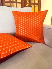 Orange Blossom Cushion Cover