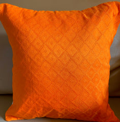 Set of 5: Imprints Self Design Warm Colours Cushion Covers