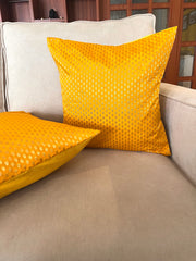 Yellow Sparkle Cushion Cover