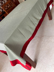 Green Stripes Tablecloth