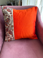 Madhubani: Orange Panchi