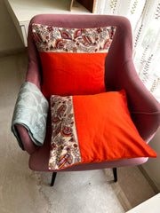 Madhubani: Orange Panchi