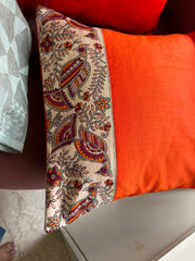 Madhubani: Orange Panchi