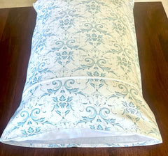 White Filigree Pillow Covers