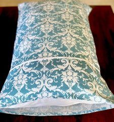 Blue Filigree Pillow Covers