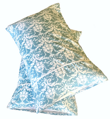 Blue Filigree Pillow Covers