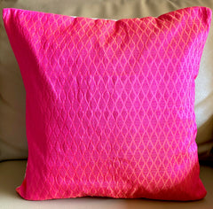 Set of 5: Imprints Self Design Warm Colours Cushion Covers