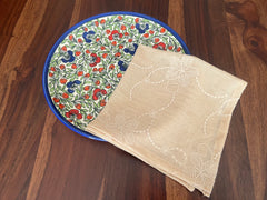 Beige Net Table Napkins