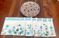 Teal Table Napkins