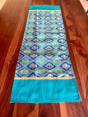 Blue Patola - Table Runner with 2 Mats