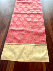 Pink Marigold - Table Runner with 2 Mats