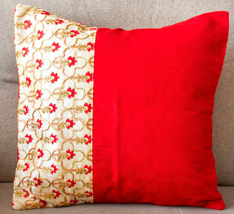 Embroidery Half Enchanted Garden Cushion Covers