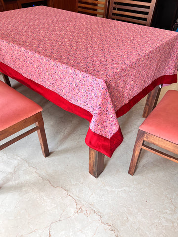 Pink Meadow Tablecloth