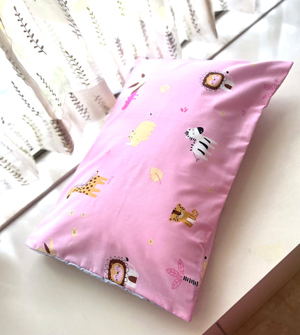 Cute Creatures Pink Pillow Covers