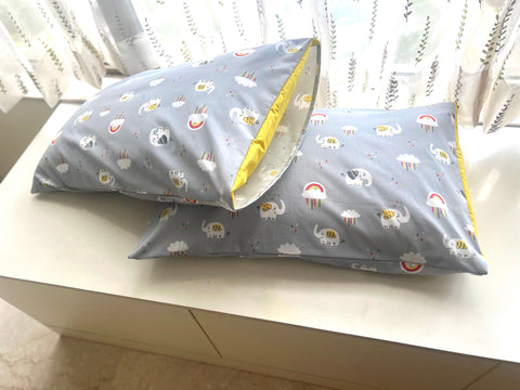 Elephant Grey Pillow Covers