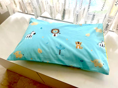 Cute Creatures Blue Pillow Covers