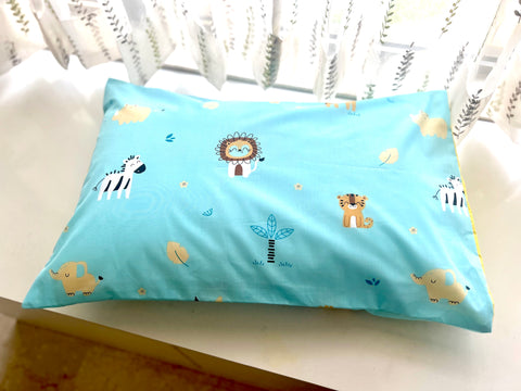 Cute Creatures Blue Pillow Covers